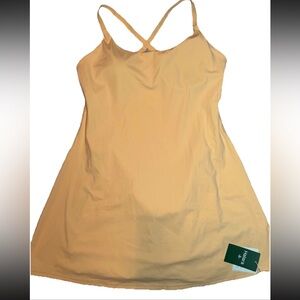 HALARA Peach Spaghetti Strap Dress